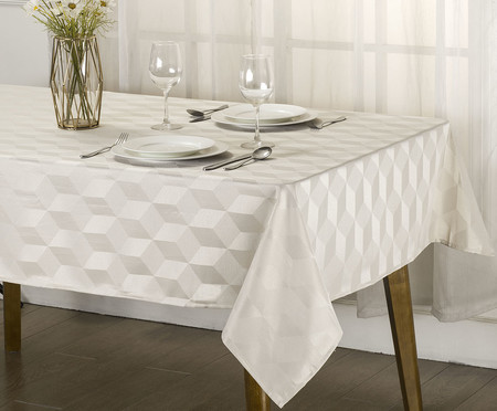 Toalha de Mesa Aretha Taupe