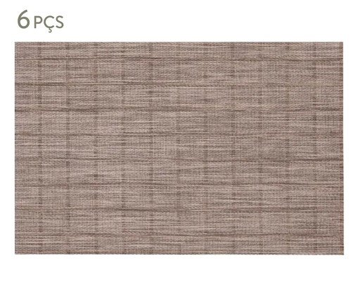 Jogo de Lugares Americano Loom Allure, Bege | WestwingNow