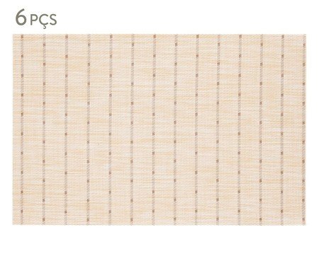 Jogo de Lugares Americano Loom Sirius Natural | Westwing