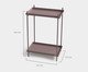 Mesa de Cabeceira Slim Wire Rubi, red | WestwingNow