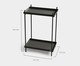 Mesa de Cabeceira Slim Wire Preto, black | WestwingNow