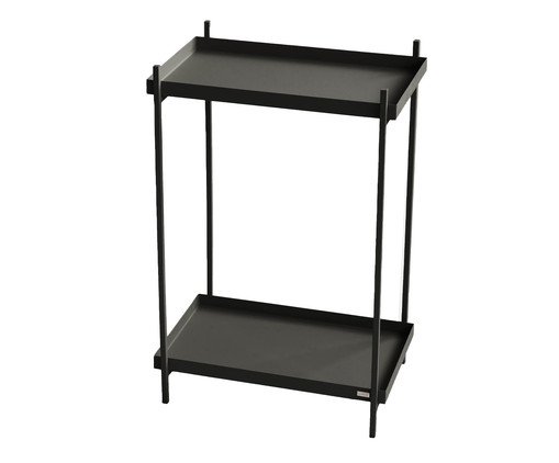 Mesa de Cabeceira Slim Wire Preto, black | WestwingNow
