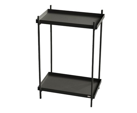 Mesa de Cabeceira Slim Wire Preto | Westwing