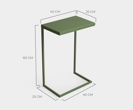 Mesa de Apoio Wire Verde | Westwing