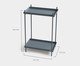 Mesa de Cabeceira Slim Wire Azul Névoa, blue | WestwingNow