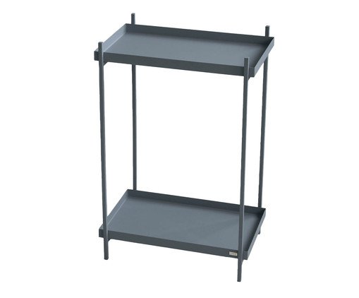 Mesa de Cabeceira Slim Wire Azul Névoa, blue | WestwingNow