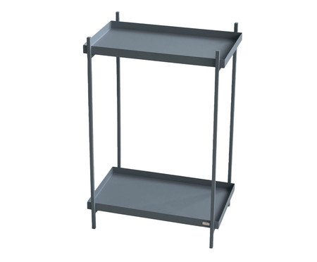 Mesa de Cabeceira Slim Wire Azul Névoa | Westwing