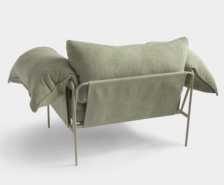 Poltrona Verde Confortável Asa Loop Taupe | Westwing