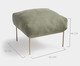 Pufe Asa Loop Chá Verde Taupe, green | WestwingNow