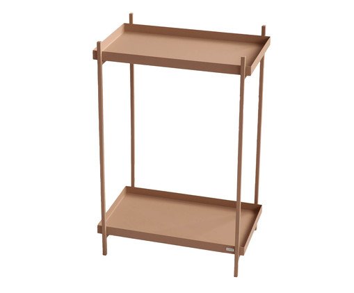 Mesa de Cabeceira Slim Wire Terracota, Terracotta | WestwingNow