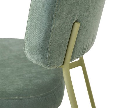 Cadeira Slim Sarja Sálvia e Verde | Westwing