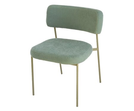 Cadeira Slim Sarja Sálvia e Verde | Westwing
