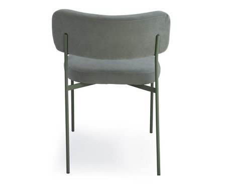 Cadeira Slim Sarja Sálvia e Verde | Westwing