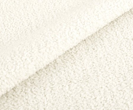 Cadeira Zurique Bouclé Off White e Preta | Westwing