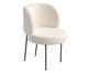 Cadeira Zurique Bouclé Off White e Preta, black | WestwingNow