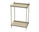 Mesa de Cabeceira Slim Wire Taupe, Cobre | WestwingNow
