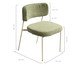 Jogo de Mesa de Jantar Orgânica Taupe Slim Boucle Chá Verde, green | WestwingNow