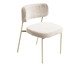 Jogo de Mesa de Jantar Orgânica Taupe Slim Boucle Off White, Cobre | WestwingNow