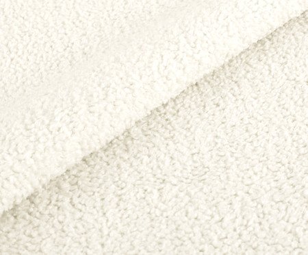 Jogo de Mesa de Jantar Orgânica Taupe Slim Boucle Off White | Westwing