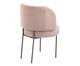 Cadeira Zurique Rosa Quartzo e Rubi, beige | WestwingNow