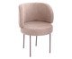 Cadeira Zurique Rosa Quartzo e Rubi, beige | WestwingNow