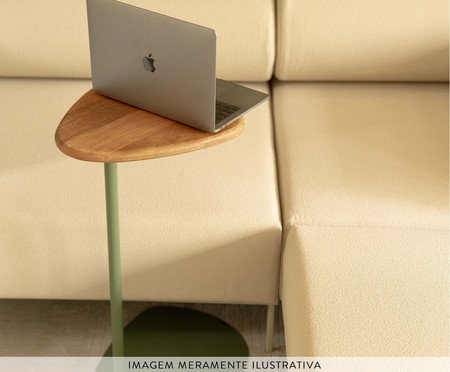 Mesa de Apoio Orgânica Jatobá Terracota | Westwing