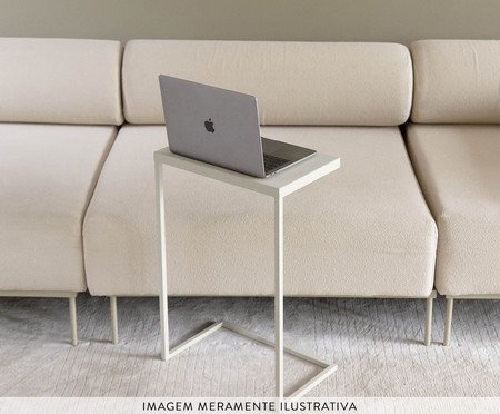 Mesa de Apoio Wire Porcelana | Westwing