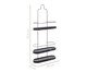 Prateleira para Box Wave Tri Trim Got Cromo e Concreto  - Preto e Prata, Preto,Prata | WestwingNow