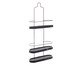 Prateleira para Box Wave Tri Trim Got Cromo e Concreto  - Preto e Prata, Preto,Prata | WestwingNow