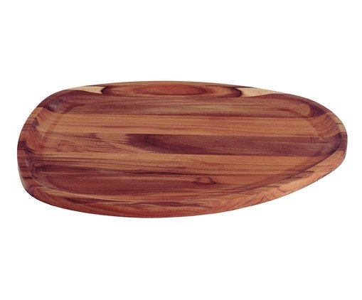 Bandeja Organica para Churrasco Orgânica, Marrom | WestwingNow