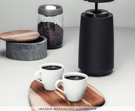 Garrafa Térmica com Bomba Villani Preto | Westwing