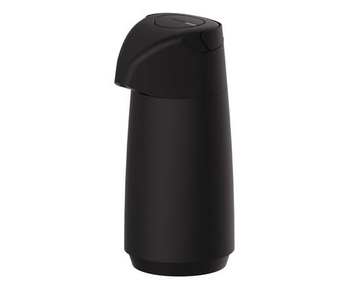 Garrafa Térmica com Bomba Villani Preto, Preto | WestwingNow