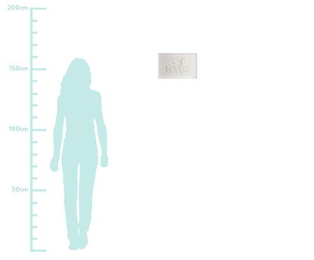 Quadro Estilo Bicicleta 46x31 -  Leila Nishi | Westwing