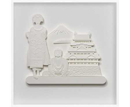 Quadro Viagens China 31x31 - Leila Nishi | WestwingNow
