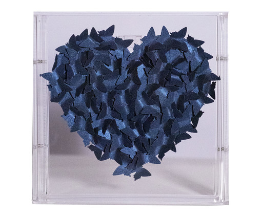 Quadro Love - Azul Marinho, Azul | WestwingNow