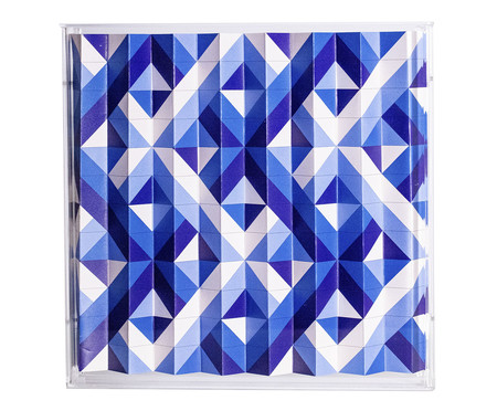 Quadro Entrelaços - Azul