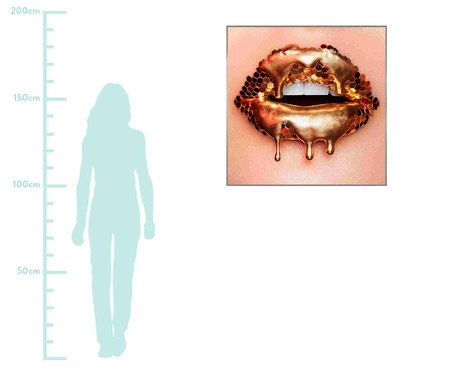 Quadro Golden Honey 101x101 -  Vlada Haggerty | Westwing