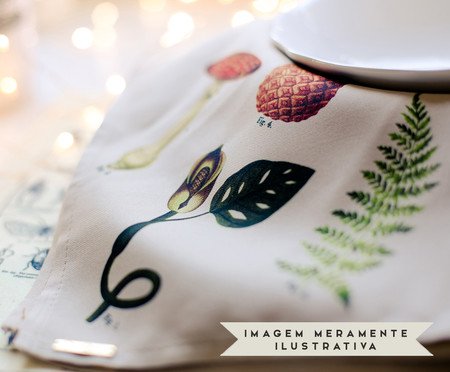 Jogo de Guardanapos Botanical Bege | Westwing