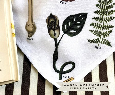 Jogo de Guardanapos Botanical Branco | Westwing