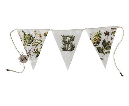 Bandeirolas Monograma Botânico 'B' | Westwing