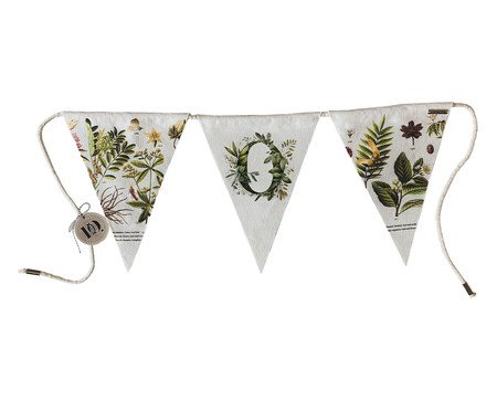 Bandeirolas Monograma Botânico 'O' | Westwing