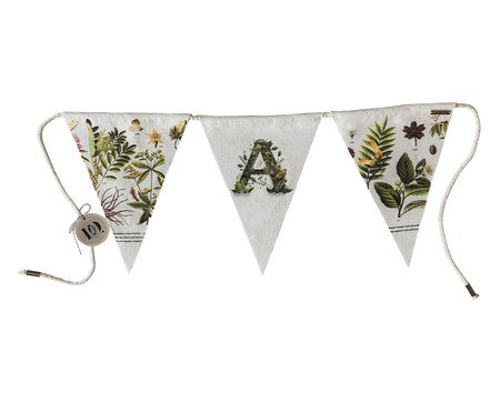 Bandeirolas Monograma Botânico 'A' | Westwing