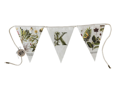 Bandeirolas Monograma Botânico 'K' | WestwingNow