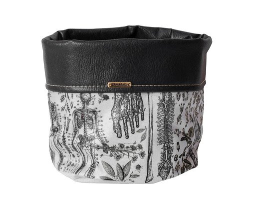 Cachepot em Couro Esqueleto, Colorido | WestwingNow