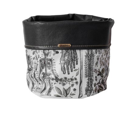 Cachepot em Couro Esqueleto | Westwing