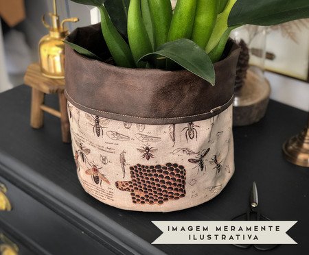 Cachepot Abelha Cru | Westwing