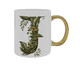 Caneca Monograma Botanical 'J', Colorido | WestwingNow