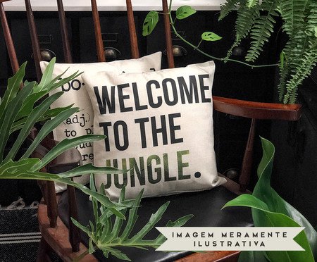 Capa de Almofada Welcome To The Jungle | Westwing