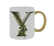 Caneca Monograma Botanical 'Y' | WestwingNow