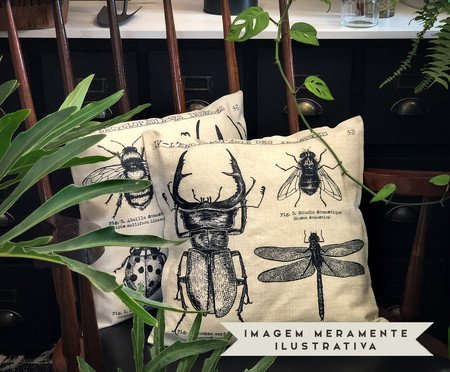 Capa de Almofada Insetos II | Westwing